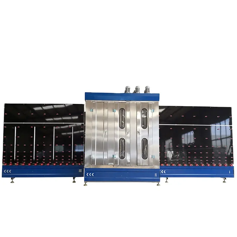 Machine de production de verre isolé machine de lavage et de séchage automatique de verre