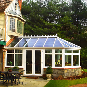 Invernadero de Aluminio con Rotura de Puente Térmico, Sala de Vidrio de Ahorro Energético para Climas Fríos, Terraza Acristalada Personalizada para las Cuatro Estaciones - Product Image 4