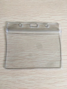 Porte-cartes de visite en gros pour le bureau, porte-badge <span class=keywords><strong>transparent</strong></span> en <span class=keywords><strong>PVC</strong></span> avec cordon, porte-carte d'identité avec cordon - Product Image 6