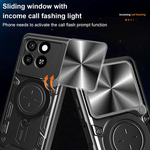 GScase all'ingrosso produttore anello rotante supporto antiurto copertura per telefono di protezione per ZTE Blade V50 SMART 4G A33S - Product Image 4