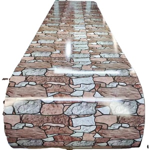 High Quality Zinc Coated Cold-Rolled Pre-coated Galvanized Marble Printed PPGI <strong>Steel</strong> Coil for Home Decoration From China - Product Image 2