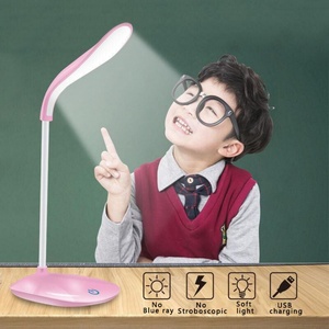 Lampe de table LED OEM mini portable rechargeable, blanc chaud, 3 couleurs, commande tactile, lampe de lecture, lampe de bureau, veilleuses pour l'étude et le travail - Product Image 3