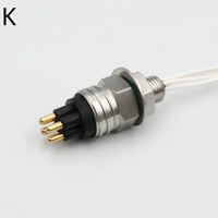 Connecteur étanche pour eaux profondes SUBCONN MCBH/IL en acier inoxydable à 3 broches pour montage mural en cabine, connecteur sous-marin pour océan et sous-marine