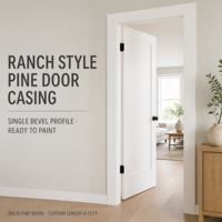Cadre de porte moderne en bois, moulure d'architrave, style classique pour la décoration d'hôtels, villas et bâtiments commerciaux