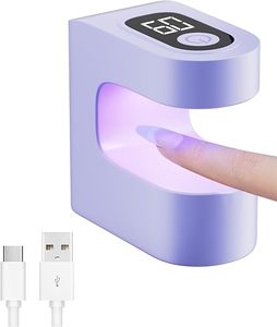 Mini Nail Dryer Light Efficient Curing Single Finger Mini UV Light Dryer 3W Portable LED Nail <b>Lamp</b> Gel Polish - Product Image 2