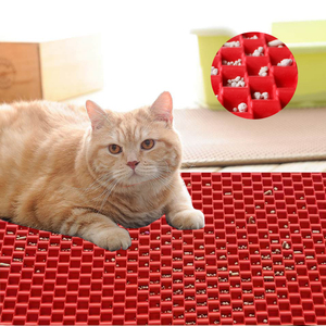 Hot Selling PVC Tiernahrung matten Rutsch feste Katzen-und Hundekot matte mit wasserdichtem Tischset und Fütterung kissen - Product Image 6