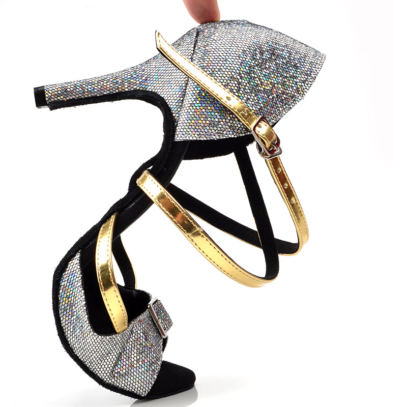 Women Tango Salsa Rumba Ballroom Sexy Shoes Ladies High Heels Ladies Latin Dance Shoes