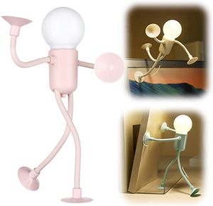 Lámpara Nocturna Infantil con Forma de Deportista, Divertida, de Dibujos Animados, Mini Lámpara de Succión para la Mesita de Noche, Venta al Por Mayor - Product Image 1