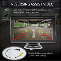 Pantalla IPS de 7 Pulgadas para Coche con Android/Apple Carplay, Monitor Universal para Tablero, Reproductor Estéreo con Bluetooth, Pantalla Portátil Carplay