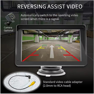 Pantalla IPS de 7 Pulgadas para Coche con <span class=keywords><strong>Android</strong></span>/<span class=keywords><strong>Apple</strong></span> Carplay, Monitor Universal para Tablero, Reproductor Estéreo con Bluetooth, Pantalla Portátil Carplay - Product Image 6