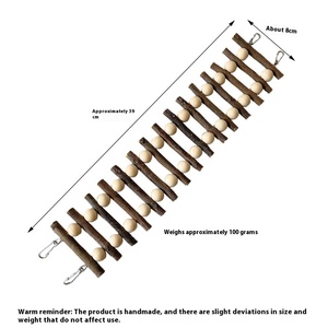 Bendable feng elma ahşap kuş standı şakayık papağan oyuncak bükülebilir ve deforme çok fonksiyonlu merdiven papağan malzemeleri ile - Product Image 2