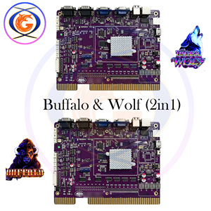 Placa <span class=keywords><strong>de</strong></span> <span class=keywords><strong>Juego</strong></span> 2 en 1 Buffalo & Wolf, Placa <span class=keywords><strong>de</strong></span> <span class=keywords><strong>Juego</strong></span> Pot O Gold, Placa Gold Touch, Placa PCB Multijuego Progresiva, Placa Base <span class=keywords><strong>de</strong></span> <span class=keywords><strong>Juego</strong></span> para Entretenimiento - Product Image 2