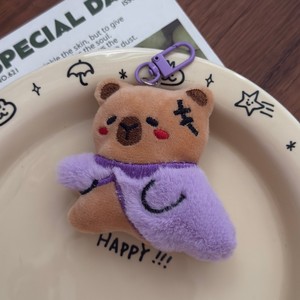 New High Quality Halloween Plush Toys Stuffed Kawaii Cartoon Plush <b>Keychains</b> Toys Halloween Pumpkin Bag Pendants Gift - Product Image 2