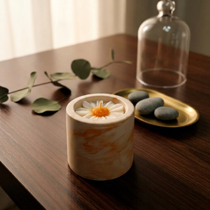 Soy Wax Handmade Ceramic Jar Scented Luxury <b>Candle</b> Clean Burn Home Decor Cozy Ambience Christmas <b>Gifting</b> Purpose Wholesale - Product Image 1