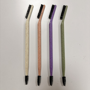 2025 le dernier modèle best-seller Double tête maquillage cils brosse à sourcils brosse à cils noire - Product Image 6