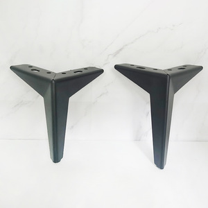 Luye Hardware Diamond <b>Sofa</b> <b>Legs</b> 10cm 13cm 15cm 17cm Iron Modern Furniture <b>Legs</b> Black Gold Silver - Product Image 3