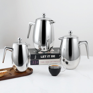 304 in acciaio inox macchina da caffè pressa <span class=keywords><strong>francese</strong></span> doppia parete isolato <span class=keywords><strong>caffettiera</strong></span> per cucina campeggio <span class=keywords><strong>caffettiera</strong></span> - Product Image 1