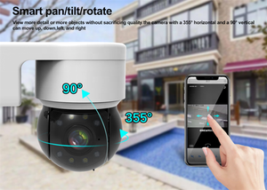 Tuya WiFi 야외 무선 보안 CCTV IP 카메라 모바일 App 제어 모션 추적 - Product Image 5