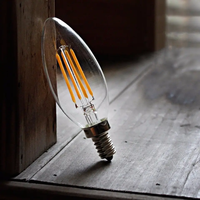 Ampoule LED C32 C35 2w 4w 6w Ampoule LED vintage 2700K Verre clair Ampoule Smart Edison