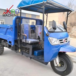 Triciclo <span class=keywords><strong>de</strong></span> Carga <span class=keywords><strong>de</strong></span> 3 Ruedas con Motor Diésel <span class=keywords><strong>de</strong></span> Alta Calidad, con Toldo y Volquete Hidráulico para Trabajos Agrícolas y <span class=keywords><strong>de</strong></span> Construcción - Product Image 4