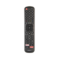 Télécommande universelle infrarouge EN2BC27 pour téléviseur, vente en gros d'usine, piles AAA, portée 10m, fréquence 38KHZ, remplacement pour Hisense