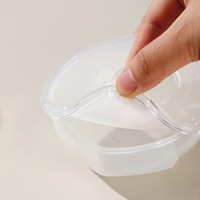 Collecteur de lait maternel en silicone mains libres 60ml récepteur de fuite de lait portable collecteur de lait en plastique manuel pour une échelle accrue