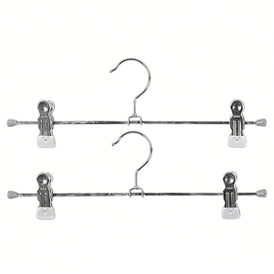 Mawa Clamp On Trouser Hanger Metal 35cm Silver 2 Pack - Product Image 2