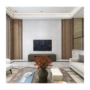 Panneau mural en pierre pvc bois alternatif revêtement mural panneau de fond TV panneau wpc - Product Image 6