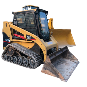 Offre Spéciale utilisé pour CATERPILLAR CAT247B Skid Steer Loader 3ton Mini chargeurs sur chenilles hydrauliques américains avec moteur d'origine pour Sa - Product Image 1