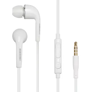 Grosir 100% Asli 5830 Earphone Colokan 3.5Mm dengan Mikrofon Oem Headphone In Ear untuk Samsung 5830 S6 S7 S8 YS Headset