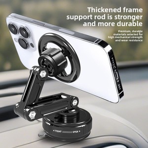 Nouveau support de téléphone pour voiture modèle 028, fixation magnétique puissante, base de navigation pliable à ventouse pour tableau de bord avant - Product Image 3
