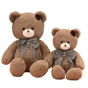 Online Plush Teddy Cute Chubby Bowknot Bear Plush Toy Teddy Bear Huge Bow Tie Teddy Bear