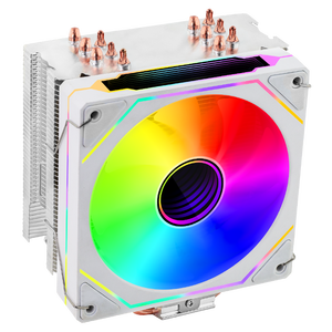 Enfriador de CPU de Aluminio RGB con 6 Tubos de Calor, Rodamiento Fluido, Silencioso de 26dba, 4 Pines PWM, Disipador de Calor para Procesadores LGA2011 1200/1700 115X AM4 - Product Image 4