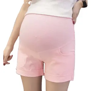 Summer Maternity Clothes Pregnant Shorts Adjustable waist band for Pregnant Women