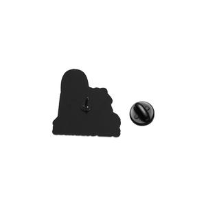 Broche en émail souple motif raton laveur de dessin animé mignon, avec la <span class=keywords><strong>phrase</strong></span> en <span class=keywords><strong>anglais</strong></span> 'I Am Beautiful', pour éliminer l'anxiété - Product Image 2