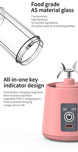 Vaso Mezclador Portátil de 380 ml con 6 Cuchillas, Ideal para Smoothies, Gran Venta en África, para Hoteles, Oficinas, Campamentos y Uso al Aire Libre - Product Image 6