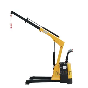 700kg to 1200kg construction mobile floor shop crane portable lifting equipment for sale