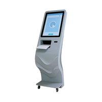 Kiosque de commande de paiement à écran tactile en libre-service OEM, fonction SDK d'impression automatique en intérieur, lecteur de code-barres multi-OS