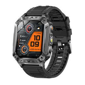 Reloj Inteligente Deportivo HKSF QS86 para Exteriores, Batería de 1400 mAh, 3 ATM, Linterna, Más de 100 Modos Deportivos, Modo SOS, Sonido de Alarma, Llamadas por Bluetooth - Product Image 4