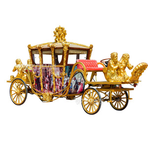 Calèche royale électrique sur mesure, style rétro européen, pour les attractions touristiques, les mariages et les événements. - Product Image 2