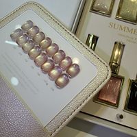 SR Summer Girl 8 Couleurs Champagne Nude Moonlight Cat Eye UV Nail Gel Glass Bead Sheer Transparent Nail Polish Set