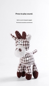 Haustierspielzeug Bissfestes Quietschendes Plüsch-Hunde- und Katzenspielzeug Nicht Zerstörbar Kauspielzeug mit Eselgeräuschen für Welpen Zhejiang Großhandel - Product Image 6