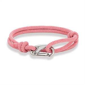 <span class=keywords><strong>Bracelet</strong></span> double couche en <span class=keywords><strong>maille</strong></span> milanaise minimaliste, acier inoxydable, fermoir mousqueton, réglable, style corde nautique, pour couple - Grande Vente - Product Image 6