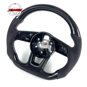 Volante de Fibra de Carbono Real para <span class=keywords><strong>Audi</strong></span> 17-22 <span class=keywords><strong>RS</strong></span> a S 3 <span class=keywords><strong>4</strong></span> 5, Accesorios Interiores para Automóvil, Personalizable - Product Image 5