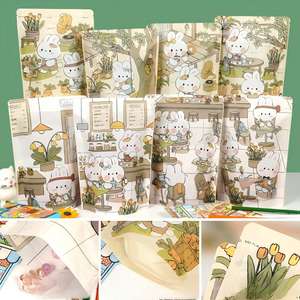 Bolsas para Ventana Personalizables <span class=keywords><strong>de</strong></span> Alta Resistencia con Ilustración <span class=keywords><strong>de</strong></span> Conejo <span class=keywords><strong>de</strong></span> Estilo Caprichoso - Reutilizables <span class=keywords><strong>de</strong></span> Grado Alimenticio para Snacks, Leche, Gelatina y Alimentos Enlatados - Product Image 2