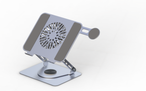 Great Roc 2025 Support pour ordinateur portable en métal le plus innovant avec <span class=keywords><strong>ventilateur</strong></span> magnétique amovible 360 <span class=keywords><strong>ventilateur</strong></span> de refroidissement réglable pour ordinateur portable <span class=keywords><strong>17</strong></span> <span class=keywords><strong>pouces</strong></span> - Product Image 2