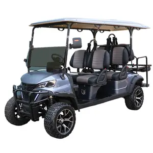 EG Chinese Custom Golf Car Cars Price Luxury 48v Lithium Battery 6 Seater Electric Golf Cart For Sale