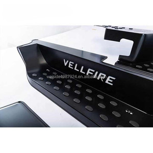 WSD Vente en gros Pédales <span class=keywords><strong>de</strong></span> <span class=keywords><strong>porte</strong></span> latérales à LED Accessoires extérieurs <span class=keywords><strong>de</strong></span> plaque <span class=keywords><strong>de</strong></span> <span class=keywords><strong>seuil</strong></span> <span class=keywords><strong>de</strong></span> <span class=keywords><strong>porte</strong></span> noire pour Toyota ALPHARD VELLFIRE 30 Step Bar - Product Image 5