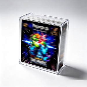 Factory Wholesale Clear <b>Acrylic</b> UV Resistant Booster <b>Box</b> Protective Case for Card Storage - Product Image 4
