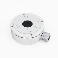 Soporte de Montaje para Caja de Conexiones para Cámaras de Seguridad CCTV, Carcasa de Aluminio Impermeable para Exteriores, Montaje en Pared o Techo
